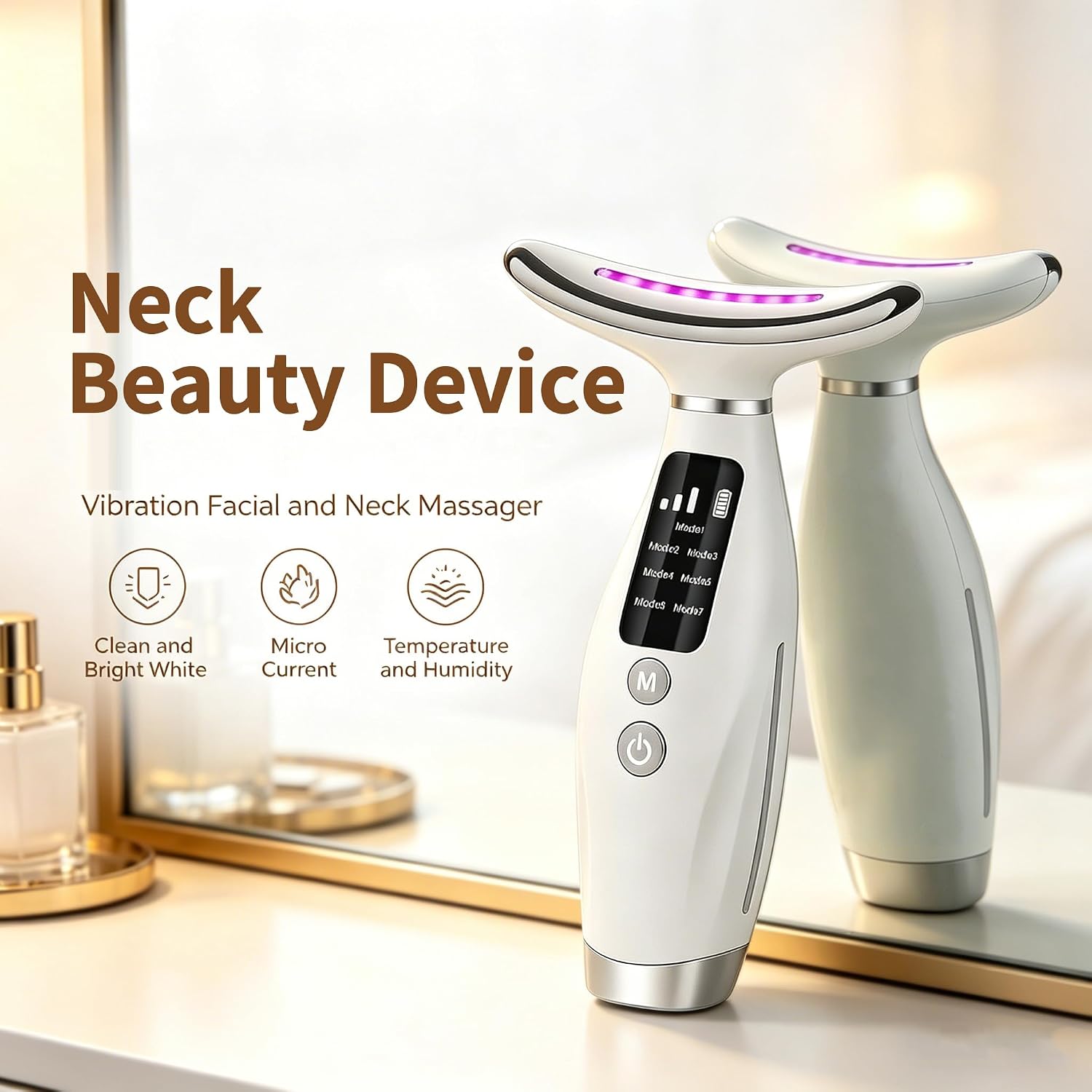 Bukhira™ GlowLift 7-LED Facial Massager