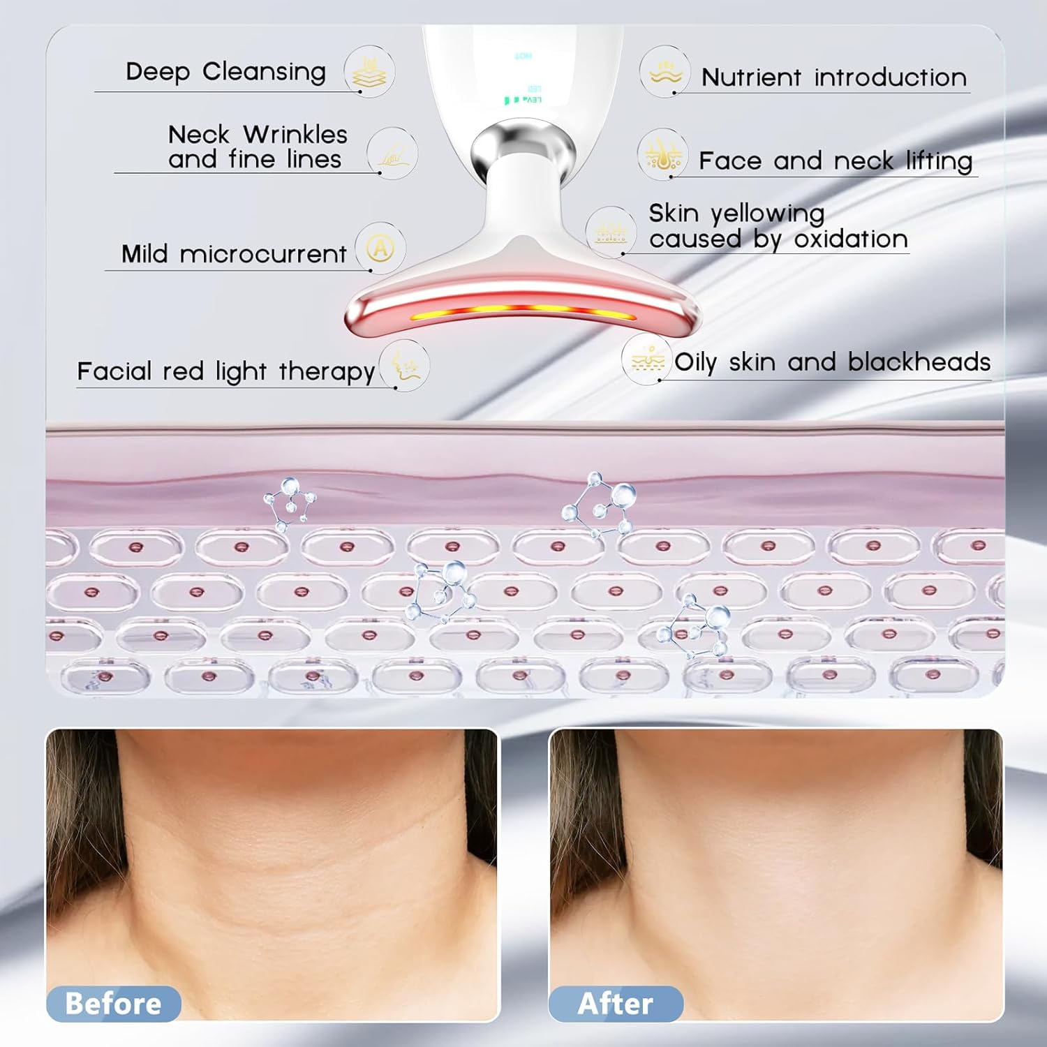 Bukhira™ Glow 7-LED Neck & Face Massager