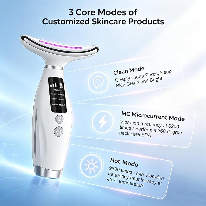 Bukhira™ GlowLift 7-LED Facial Massager
