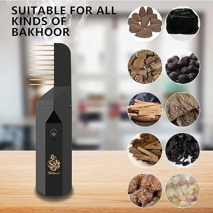 Bukhira™ Hair Comb Bakhoor